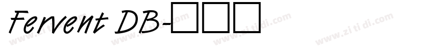 Fervent DB字体转换